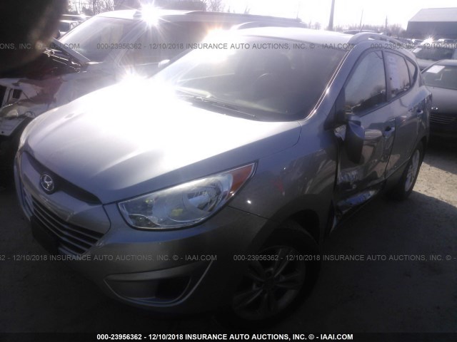 KM8JU3AC3CU486248 - 2012 HYUNDAI TUCSON GLS/LIMITED 灰色 照片 2