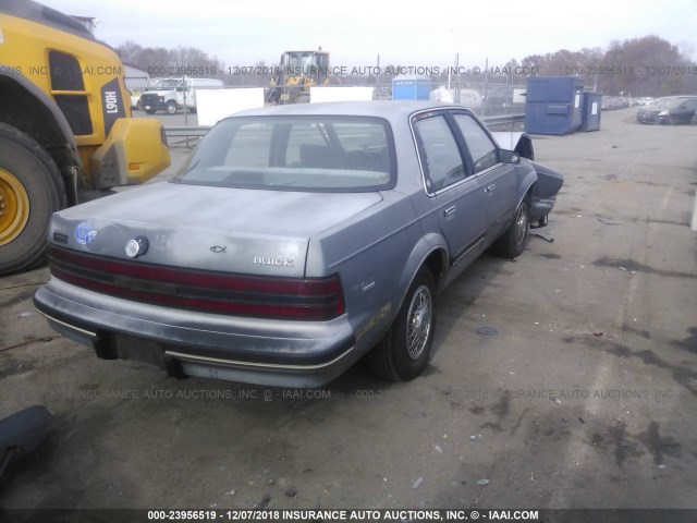 3G4AL54N3MS614050 - 1991 BUICK CENTURY LIMITED GRAY photo 4