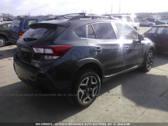 JF2GTANC8KH212259 - 2019 SUBARU CROSSTREK LIMITED BLACK photo 4