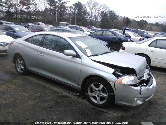 4T1CE38P74U872588 - 2004 TOYOTA CAMRY SOLARA SE/SLE SILVER photo 1