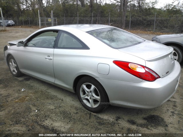 4T1CE38P74U872588 - 2004 TOYOTA CAMRY SOLARA SE/SLE SILVER photo 3