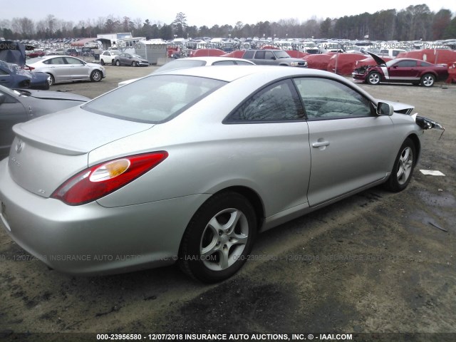 4T1CE38P74U872588 - 2004 TOYOTA CAMRY SOLARA SE/SLE SILVER photo 4