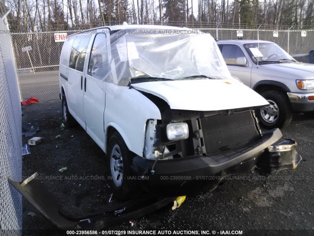 1GCSGAFX0E1154255 - 2014 CHEVROLET EXPRESS G1500  WHITE photo 1