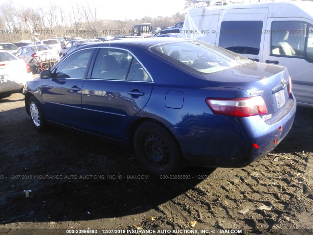 4T1BE46K07U138694 - 2007 TOYOTA CAMRY NEW GENERAT CE/LE/XLE/SE BLUE photo 3