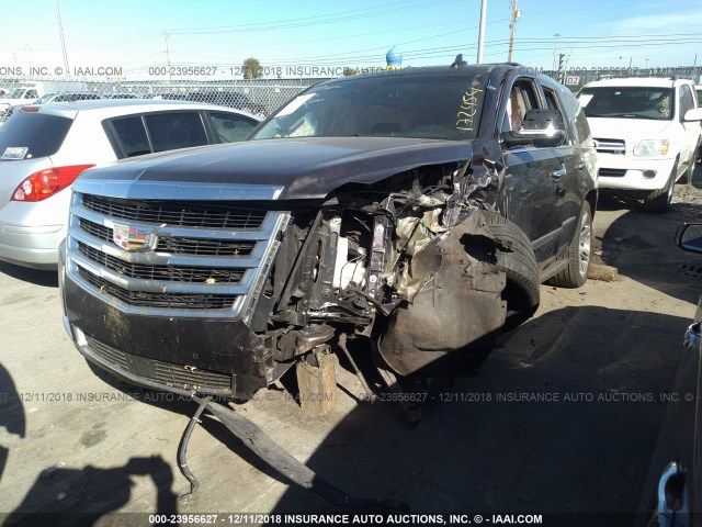 1GYS3CKJ9GR172454 - 2016 CADILLAC ESCALADE PREMIUM GRAY photo 2