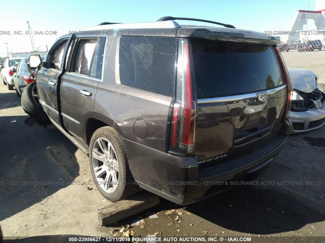 1GYS3CKJ9GR172454 - 2016 CADILLAC ESCALADE PREMIUM GRAY photo 3