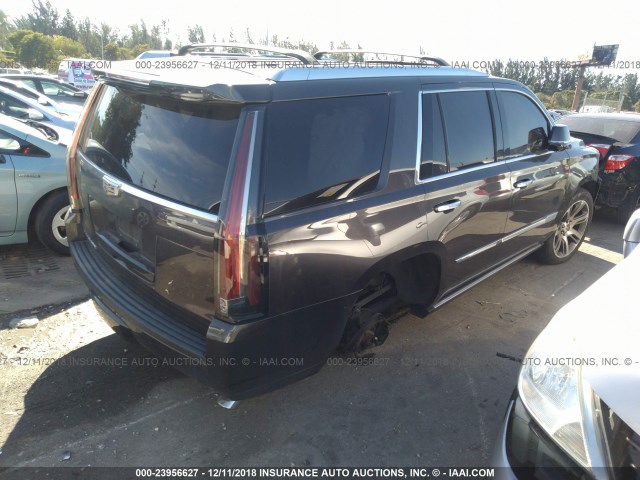 1GYS3CKJ9GR172454 - 2016 CADILLAC ESCALADE PREMIUM GRAY photo 4