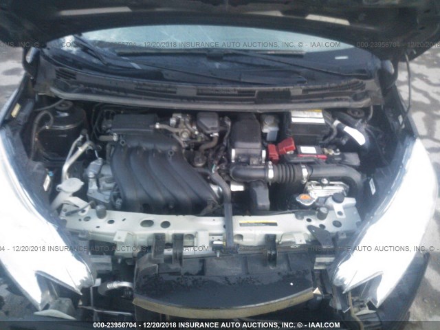 3N1CE2CP3FL410096 - 2015 NISSAN VERSA NOTE S/S PLUS/SV/SL/SR BLACK photo 10