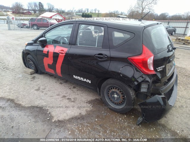 3N1CE2CP3FL410096 - 2015 NISSAN VERSA NOTE S/S PLUS/SV/SL/SR BLACK photo 3
