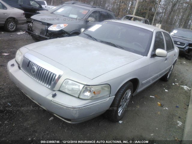 2MEFM74V07X626784 - 2007 MERCURY GRAND MARQUIS GS BEIGE photo 2