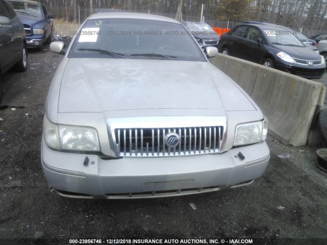 2MEFM74V07X626784 - 2007 MERCURY GRAND MARQUIS GS BEIGE photo 6