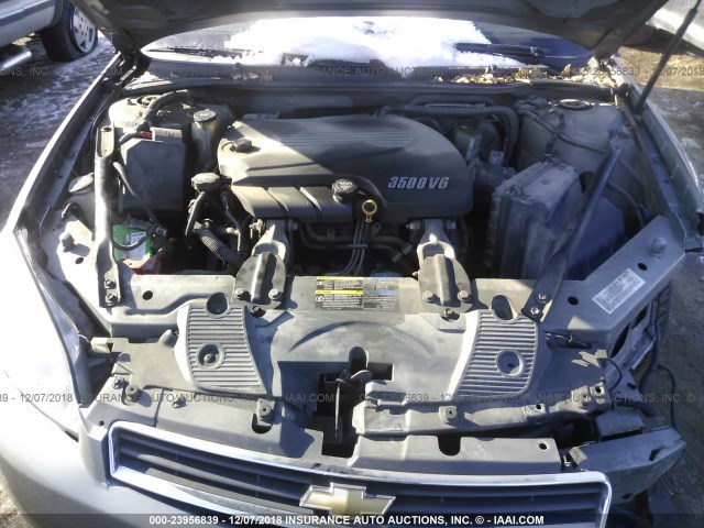 2G1WB58KX79224649 - 2007 CHEVROLET IMPALA LS SILVER photo 10