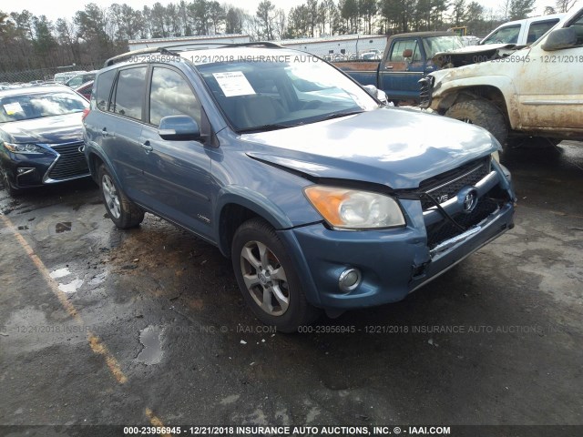 JTMYK4DV7A5027372 - 2010 TOYOTA RAV4 LIMITED BLUE photo 1