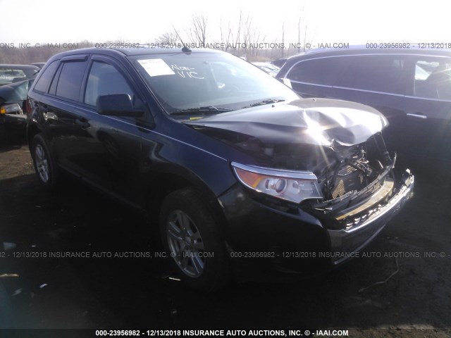 2FMDK3GC9BBA15560 - 2011 FORD EDGE SE BLACK photo 1