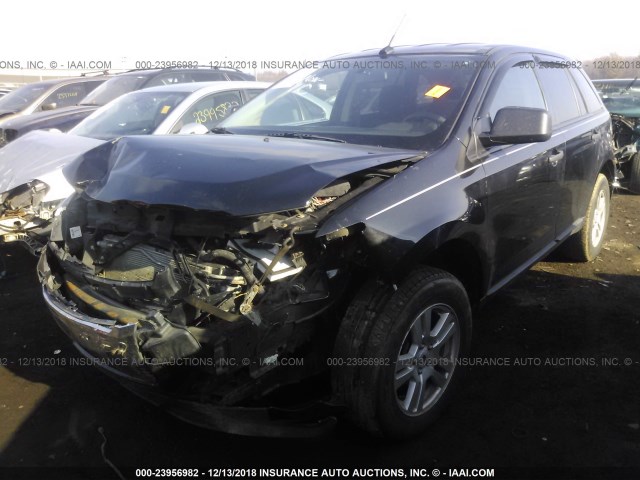 2FMDK3GC9BBA15560 - 2011 FORD EDGE SE BLACK photo 2