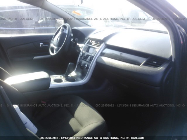 2FMDK3GC9BBA15560 - 2011 FORD EDGE SE BLACK photo 5