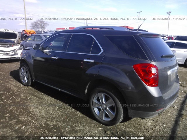 1GNALFEK2DZ105768 - 2013 CHEVROLET EQUINOX LTZ BLACK photo 3