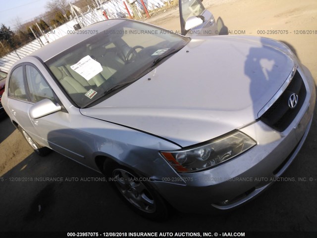 5NPEU46FX6H104536 - 2006 HYUNDAI SONATA GLS/LX SILVER photo 1