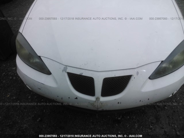 2G2WP552571161038 - 2007 PONTIAC GRAND PRIX WHITE photo 6