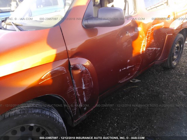 3GNDA13D56S630561 - 2006 CHEVROLET HHR LS ORANGE photo 6