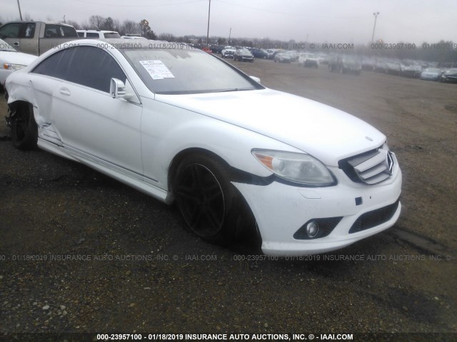 WDDEJ8GB9AA024825 - 2010 MERCEDES-BENZ CL 550 4MATIC WHITE photo 1