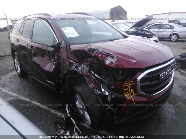 3GKALMEV4JL222055 - 2018 GMC TERRAIN SLE RED photo 1