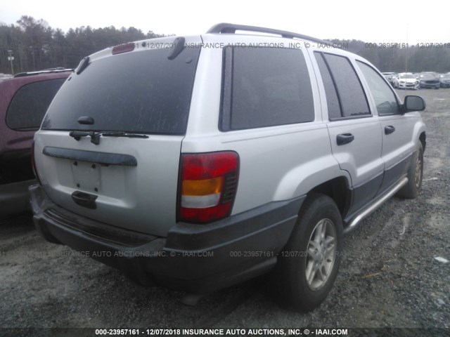 1J4GX48N14C427008 - 2004 JEEP GRAND CHEROKEE LAREDO/COLUMBIA/FREEDOM 银色 照片 4