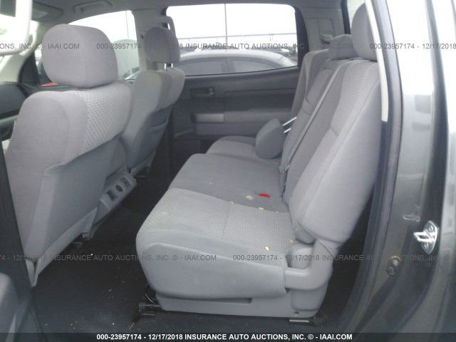 5TFEM5F19CX051368 - 2012 TOYOTA TUNDRA CREWMAX SR5 GRAY photo 8