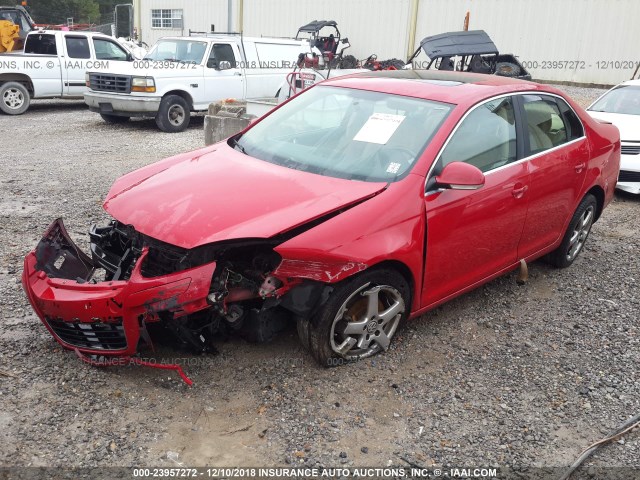 3VWRM71K48M156312 - 2008 VOLKSWAGEN JETTA SE/SEL RED photo 2