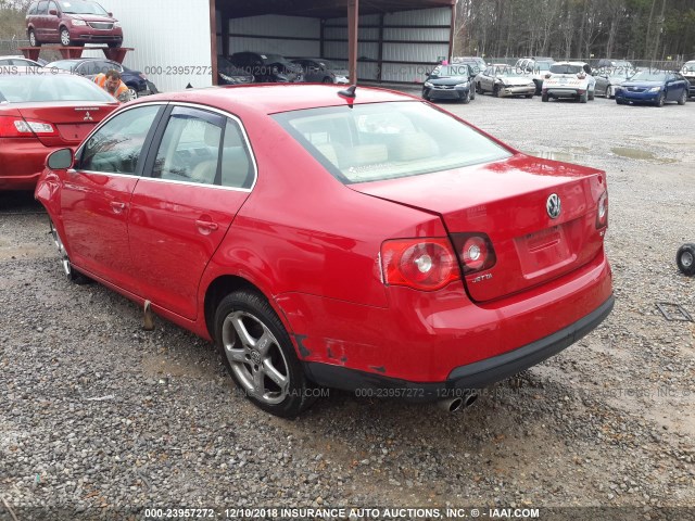 3VWRM71K48M156312 - 2008 VOLKSWAGEN JETTA SE/SEL RED photo 3