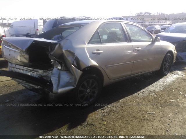 4T1BE32K53U140502 - 2003 TOYOTA CAMRY LE/XLE/SE GOLD photo 4