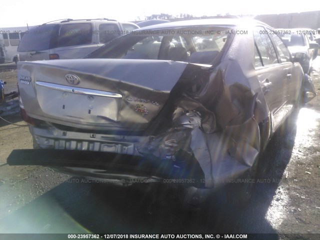 4T1BE32K53U140502 - 2003 TOYOTA CAMRY LE/XLE/SE GOLD photo 6