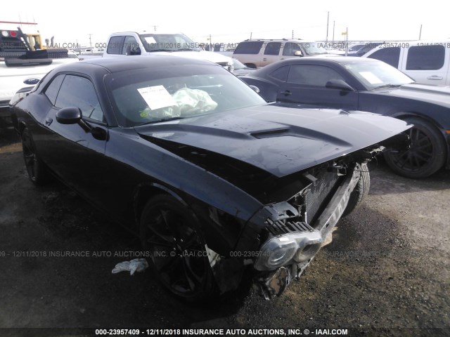 2C3CDZAG7JH132496 - 2018 DODGE CHALLENGER SXT BLACK photo 1