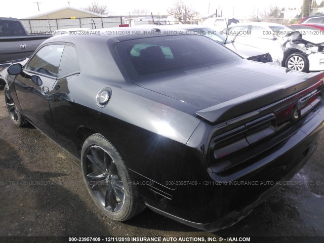 2C3CDZAG7JH132496 - 2018 DODGE CHALLENGER SXT BLACK photo 3