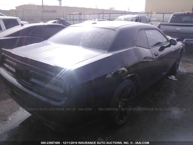 2C3CDZAG7JH132496 - 2018 DODGE CHALLENGER SXT BLACK photo 4