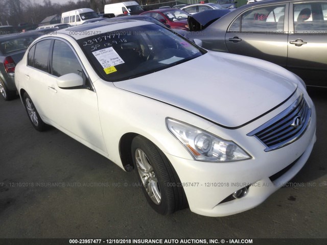 JN1CV6AR8CM972976 - 2012 INFINITI G37 WHITE photo 1