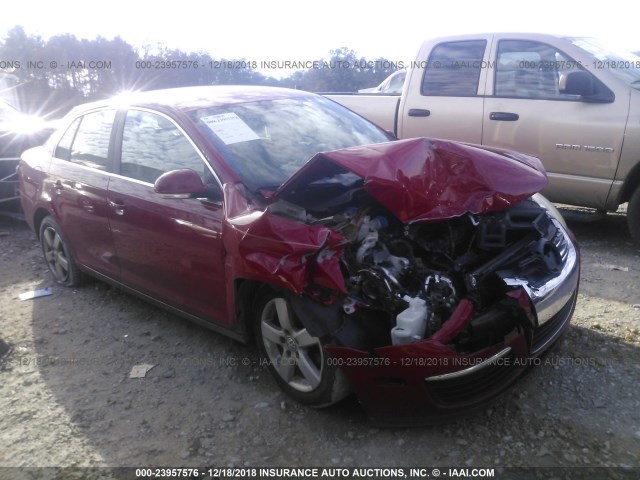 3VWRM71K38M054659 - 2008 VOLKSWAGEN JETTA SE/SEL RED photo 1