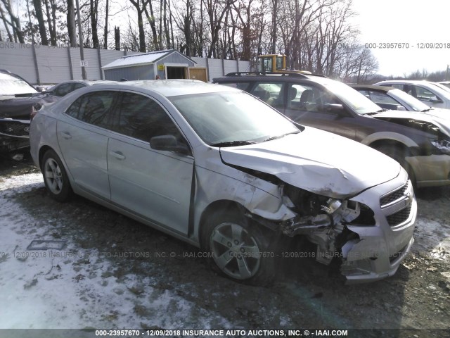 1G11B5SA8DF131139 - 2013 CHEVROLET MALIBU LS 银色 照片 1