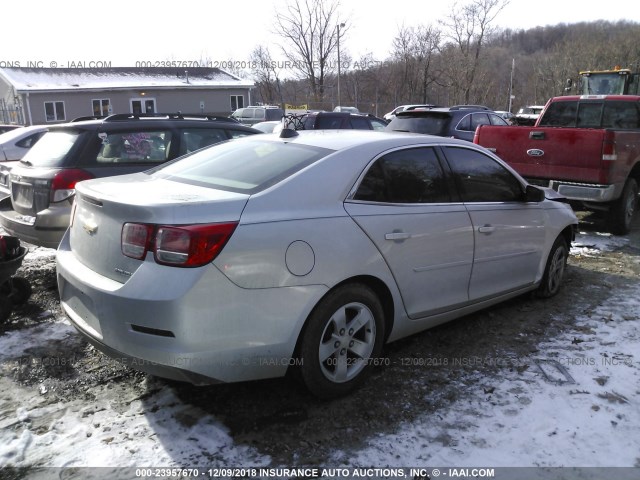 1G11B5SA8DF131139 - 2013 CHEVROLET MALIBU LS 银色 照片 4