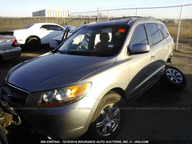 5NMSG13D57H116202 - 2007 HYUNDAI SANTA FE GLS GRAY photo 2