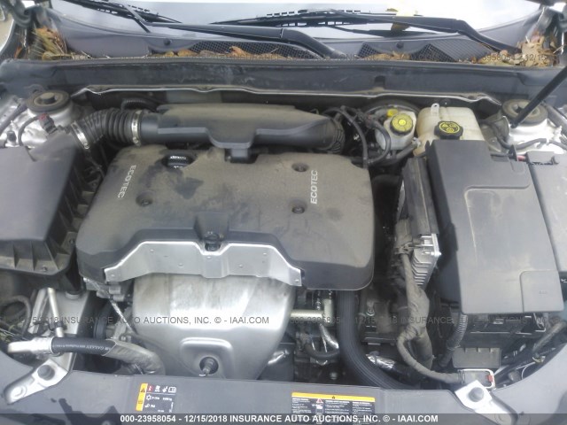 1G11B5SL0EF221291 - 2014 CHEVROLET MALIBU LS ვერცხლისფერი ფოტო 10