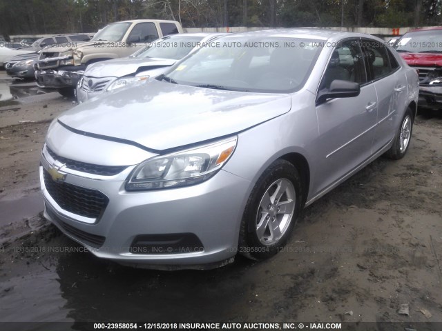 1G11B5SL0EF221291 - 2014 CHEVROLET MALIBU LS ვერცხლისფერი ფოტო 2