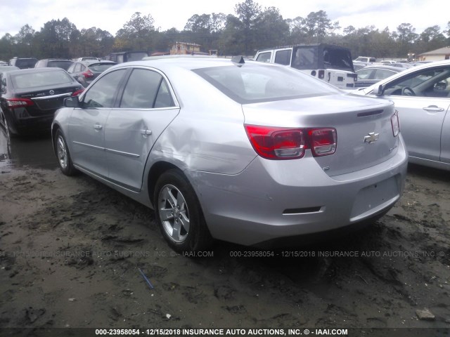 1G11B5SL0EF221291 - 2014 CHEVROLET MALIBU LS ვერცხლისფერი ფოტო 3