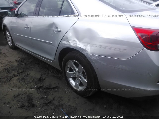 1G11B5SL0EF221291 - 2014 CHEVROLET MALIBU LS ვერცხლისფერი ფოტო 6