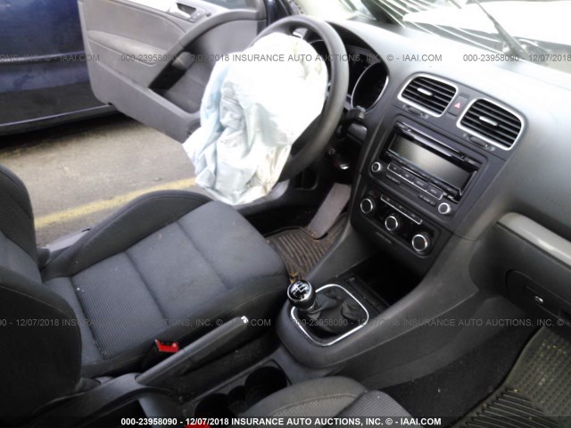 WVWAB7AJ0CW264559 - 2012 VOLKSWAGEN GOLF 蓝色 照片 5