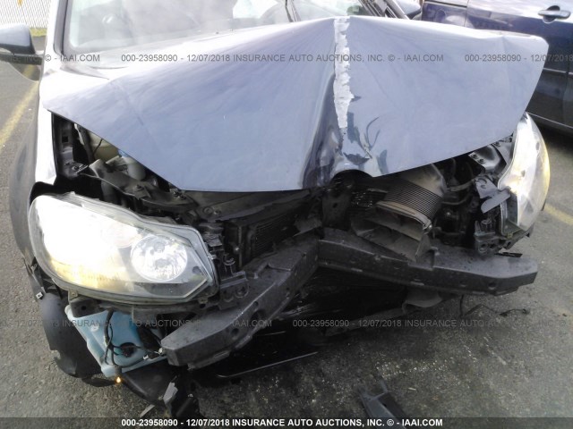 WVWAB7AJ0CW264559 - 2012 VOLKSWAGEN GOLF 蓝色 照片 6