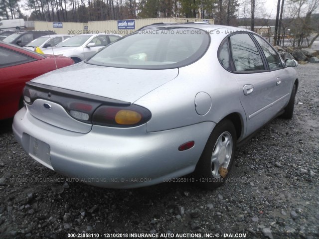 1FALP52U9TG108608 - 1996 FORD TAURUS GL SILVER photo 4