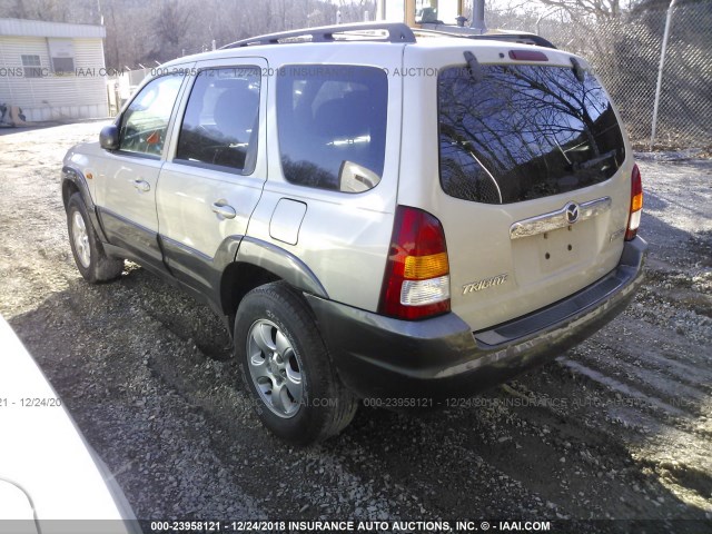 4F2CZ06114KM28611 - 2004 MAZDA TRIBUTE ES Champagne photo 3