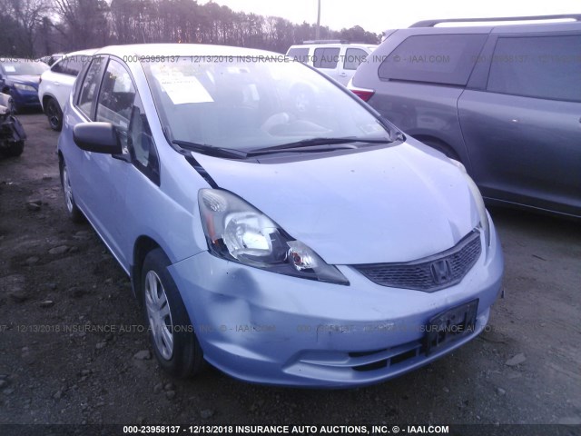 JHMGE8H22AC000097 - 2010 HONDA FIT Light Blue photo 6