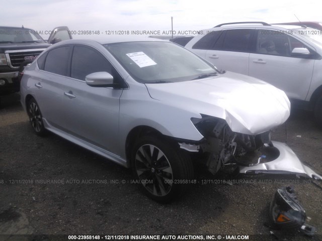 3N1AB7APXGY241120 - 2016 NISSAN SENTRA S/SV/SR/SL SILVER photo 1